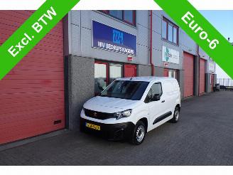 Tweedehands bestelwagen Peugeot Partner 1.5 BlueHDI Premium met achterklep airco 2020/10