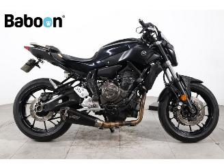 krockskadad bil motor Yamaha MT-07 ABS 2017/3