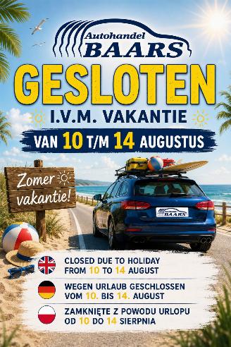 krockskadad bil auto Audi  MA 10 AUG T/M VRIJ 14 AUG GESLOTEN IVM VAKANTIE 2026/7