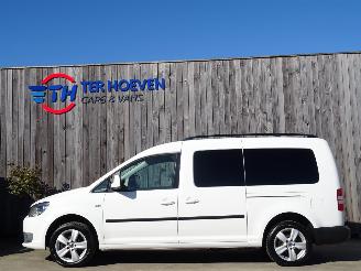 Schadeauto Volkswagen Caddy maxi 1.6 TDi Rolstoel! Airco Cruise Stoelverwarming 75KW Euro 5 2011/9