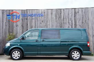 Unfallwagen Volkswagen Transporter T5 2.5 TDi Lang Dubbele Cabine Airco Cruise 128KW Euro 4 2004/5