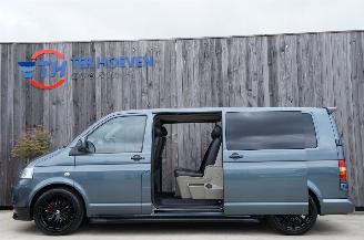 Unfallwagen Volkswagen Transporter T5 2.5 TDi Lang Dubbele Cabine Airco Cruise Metallic 96KW Euro 4 2008/7
