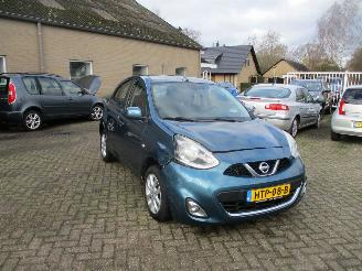 Vaurioauto  passenger cars Nissan Micra 1.2 DIG-S Visia 2014/11