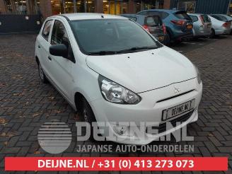 Uttjänta bilar auto Mitsubishi Space-star Space Star (A0), Hatchback, 2012 1.0 12V 2013/6
