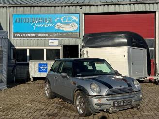 Démontage voiture Mini Cooper Mini One/Cooper (R50), Hatchback, 2001 / 2007 1.6 16V Cooper 2002/1