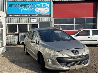 Salvage car Peugeot 308 308 SW (4E/H), Combi 5-drs, 2007 / 2014 1.6 16V THP Autom. 2008/10