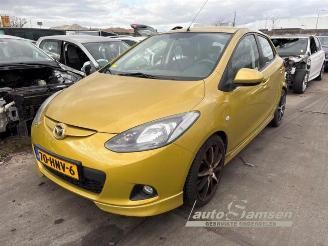 Auto da rottamare Mazda 2 2 (DE), Hatchback, 2007 / 2015 1.3 16V S-VT 2009/1