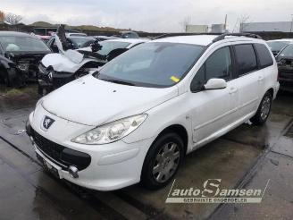 Vrakbiler auto Peugeot 307 307 Break (3E), Combi, 2002 / 2009 1.6 HDi 90 16V 2007/8