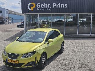 Voiture accidenté Seat Ibiza 1.4 16V Hatchback 2Dr Benzine 1.390cc 63kW (86pk) FWD 2008/9