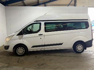 skadebil auto Ford Transit CUSTOM personenbus 2.2 TDCi 16V Bus  Diesel 2.198cc 92kW (125pk) FWD 2016/7