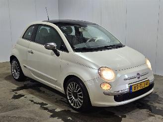 skadebil auto Fiat 500 0.9 TwinAir 85 Hatchback  Benzine 875cc 63kW (86pk) FWD 2012/2