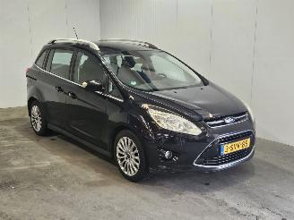 skadebil auto Ford Grand C-Max 1.0 Ti-VCT EcoBoost 12V 125 MPV  Benzine 998cc 92kW (125pk) FWD 2013/12
