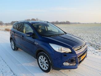 skadebil auto Ford Kuga 1.5 150pk Titanium Style pack 128.000km nap Navigatie Leer Camera clima  2016 2016/5