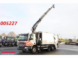 danneggiata veicoli industriali DAF  Faun Variopress II Hiab 211 BW-3 HiPro Kran Müllwagen 2014/3