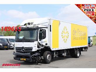 danneggiata veicoli industriali Mercedes Antos 2124 Koffer 8.60 Meter!! LBW Euro 6 2017/11