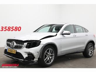 Schadeauto Mercedes GLC Coupé Coupé 250 4MATIC AMG Schuifdak Leder 360° ACC LED AHK 2017/10