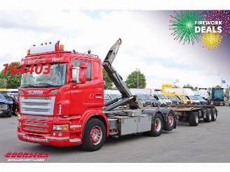 dommages camions /poids lourds Scania R R480 Joab + Kelberg 6X2 Anhänger 2007/4
