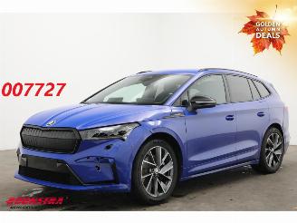 krockskadad bil auto Skoda Enyaq 85 Sportline Matrix ACC LRHZ Camera Memory 2024/9