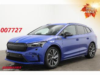 krockskadad bil auto Skoda Enyaq 85 Sportline Matrix ACC LRHZ Camera Memory 2024/9