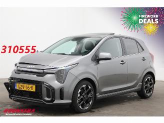 krockskadad bil auto Kia Picanto 1.0 DPI GT-Line Schuifdak LED Virtual ACC Clima Camera LRHZ 7.536 km! 2025/2