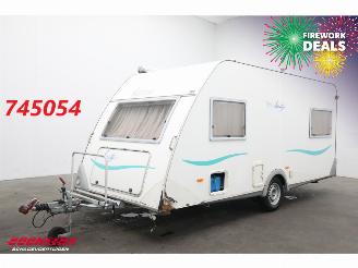 skadebil caravan Knaus  460 Beauty Luifel Fietsendrager Ringverwarming Rondzit Dwarsbed 2000/3