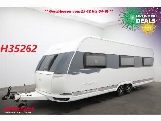 krockskadad bil caravan Hobby  650 Prestige Luifel Rondzit Douche Oven BY 2017 2017/2