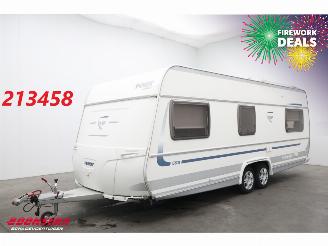 dañado caravana Fendt  Platin 590 Caravan Tandemasser Dwarsbed Rondzit Dakairco 2011/10