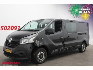 krockskadad bil bedrijf Renault Trafic 1.6 dCi 122 PK L2-H1 DoKa DC Comfort 6-Pers. Airco Cruise PDC AHK 2018/5