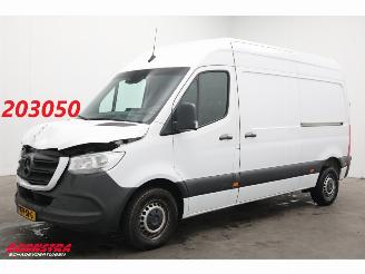 skadebil bedrijf Mercedes Sprinter 314 CDI 9G-Tronic L2-H1 2X Schuifdeur Leder Navi Airco Cruise Camera 2020/5
