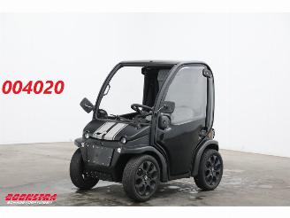 krockskadad bil bedrijf Biro Kangoo Urban Leder 100% Elektrisch! Mopedauto 2023/4