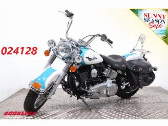 dommages motocyclettes  Harley-Davidson  FLSTC Heritage Softail Classic ABS Vance Hines 2016/7