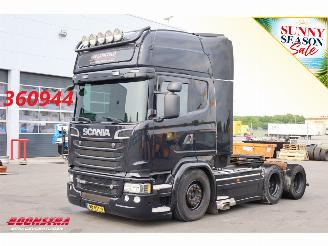 danneggiata veicoli industriali Scania R R580 V8 Full Air Standairco Leder 6X2 Euro 6 2014/7