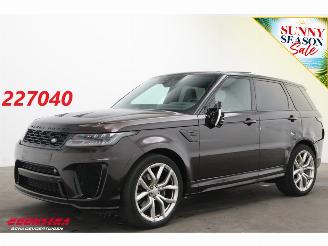 uszkodzony samochody osobowe Land Rover Range Rover sport SVR 5.0 V8 Pano LED Memory Meridian Camera 2022/10