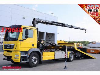 danneggiata veicoli industriali MAN TGM 15.290 Falkom FAS 5000 Fassi F170AT 2X Winde Aufbau/Kran 2020!! 2018/7
