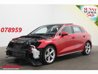 uszkodzony samochody osobowe Audi A3 Sportback 35 TFSI S edition Pano LED ACC B&O Leder Camera 2023/3