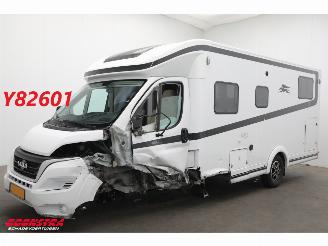 skadebil camper Laika  Kosmo L409 2.2 M.Jet Aut. TV Dakairco El. Hefbed Single Beds Garage Cruise Airco Camera Fietsendrager 2024/4