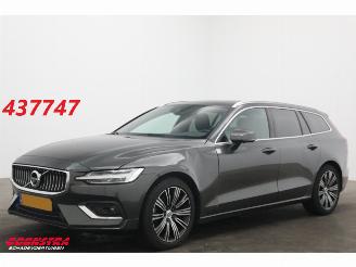 skadebil auto Volvo V-60 2.0 B3 Inscription HUD H/K Pano ACC Navi Clima SHZ LrHZ Leder Memory Apple/Android Camera PDC 2021/2