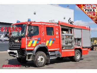 škoda nákladních automobilů Mercedes Atego 1730 AF 4X4 Feuerwehr Ziegler 13.445 km! 2023/11