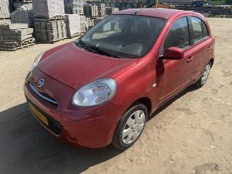 uszkodzony samochody osobowe Nissan Micra 1.2 Acenta 2011/3