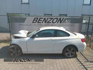 Salvage car BMW 2-serie 2 serie (F22), Coupe, 2013 / 2021 218i 1.5 TwinPower Turbo 12V 2016/9