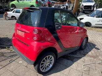 Purkuautot passenger cars Smart Fortwo Fortwo Coupe (451.3), Hatchback 3-drs, 2007 1.0 45 KW 2012/6