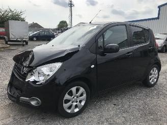 Vrakbiler auto Opel Agila B Zwart GAB onderdelen deur achterklep 2008/5