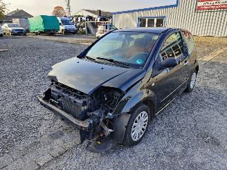 Coche siniestrado Citroën C2 1.4 HDi Zwart EXYB Onderdelen 8HX Motor 2004/12