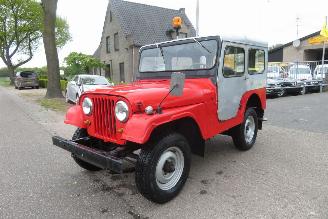 skadebil auto Jeep Willys 4X4 BENZINE UITVOERING MET OPEL MOTOR 1963/5