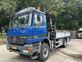  Mercedes Actros 1831 AK 4x4 Open laadbak met zware Palfinger laadkraan 1999/10