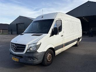 krockskadad bil bedrijf Mercedes Sprinter 313 CDI MAXI XXL EURO 5 AIRCO 2015/6