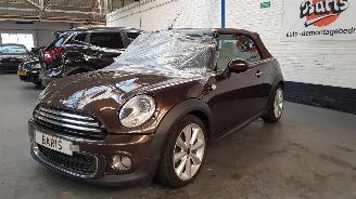 Schadeauto Mini Cooper 1.6 16V COOPER Cabrio  BENZ 1.598CC 90KW 122 PK 2012/2