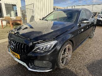 Damaged car Mercedes C-klasse 200 AMG AUT PRESTIGE GLASDAK BJ 2015 ! 2015/8