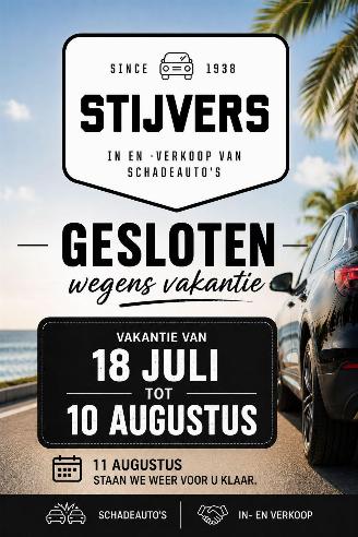 Damaged car AC 2600 Gesloten van 18-07 tot 10-08 2026/1