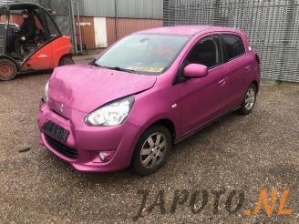 rozbiórka samochody osobowe Mitsubishi Space-star Space Star (A0), Hatchback, 2012 1.0 12V 2015/1